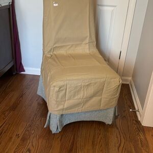Tan Dining Room Chair Cover - have two (2)